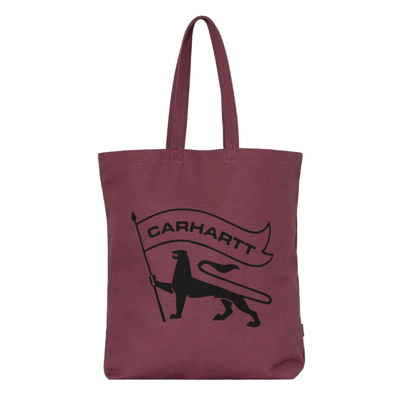 Stamp Tote Dusty Fuchsia / Black - Borsa Shopping Bag Bordeaux I033629.2B0XX  CARHARTT WIP 