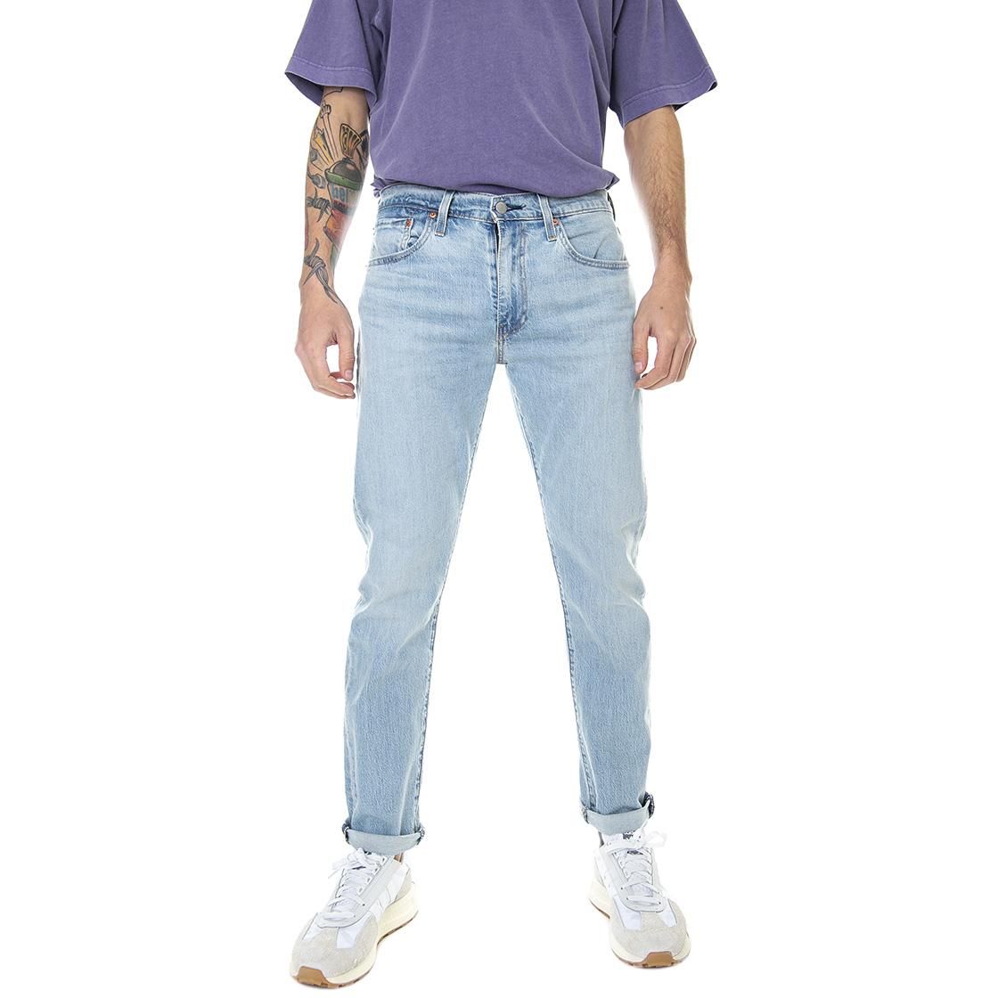 512 Slim Taper Tabor Pleazy - Pantaloni Denim Jeans Uomo Blu / Light Indigo / Worn In 28833-0940  LEVIS 