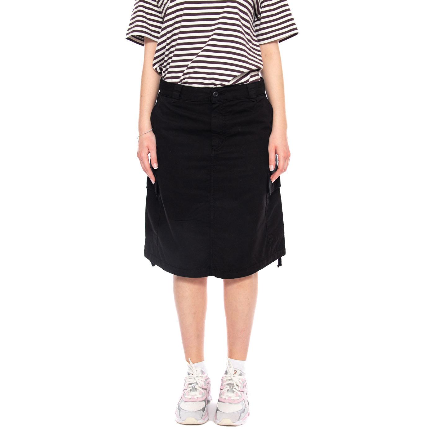 Carhartt WIP Kingston Skirt Black - Gonna Donna Nera I035579.89GD . CARHARTT WIP 