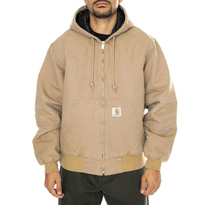 OG Active Jacket Peanut aged canvas - Giacca con Cappuccio Uomo Marrone I027360.2FS3K  CARHARTT WIP 
