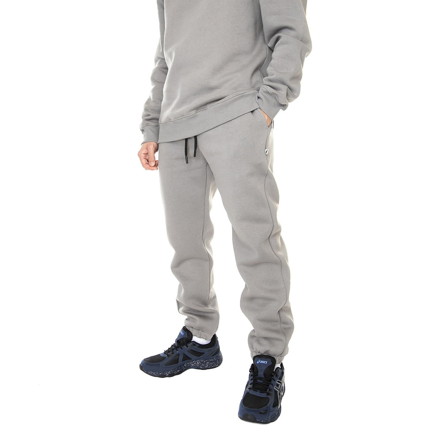 Tuta Essential Col 130 - Pantaloni Jogging Uomo Grigi KAF22USPA105-130  KANGOL 
