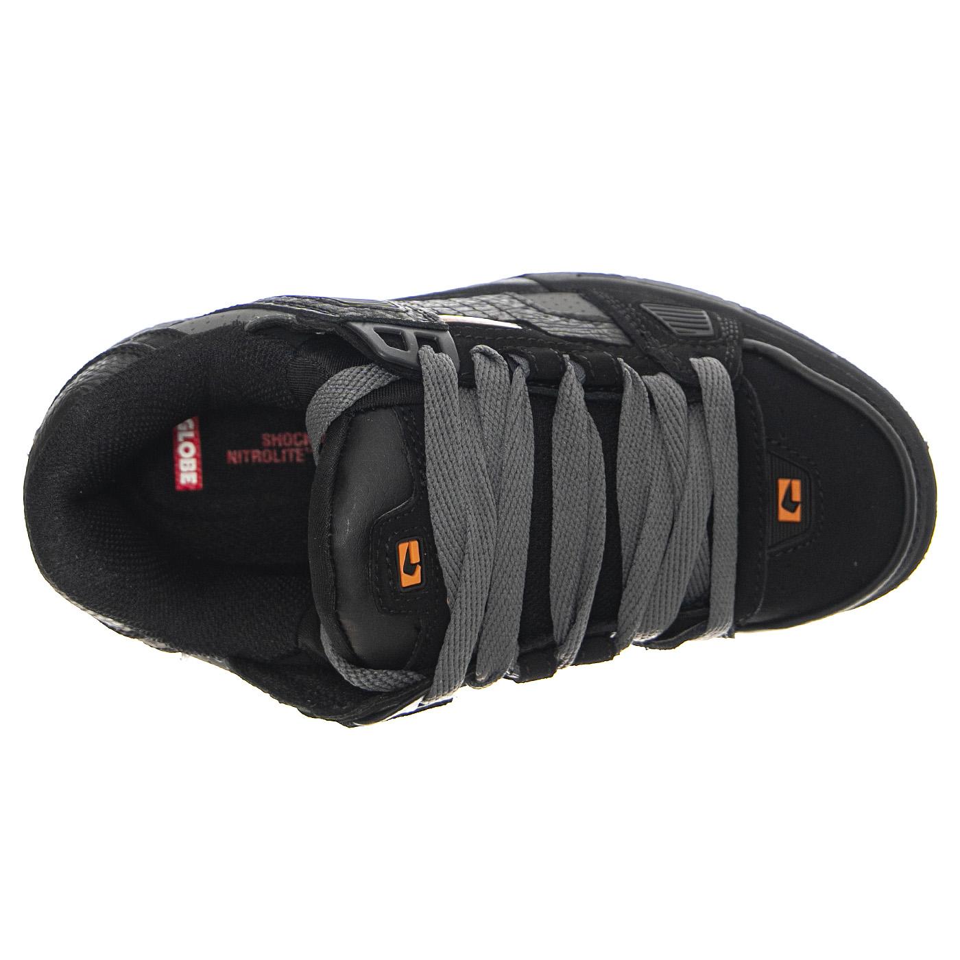 M' Sabre Black / Orange - Scarpe Stringate Profilo Basso Uomo Nere GBSABR-10194  GLOBE 