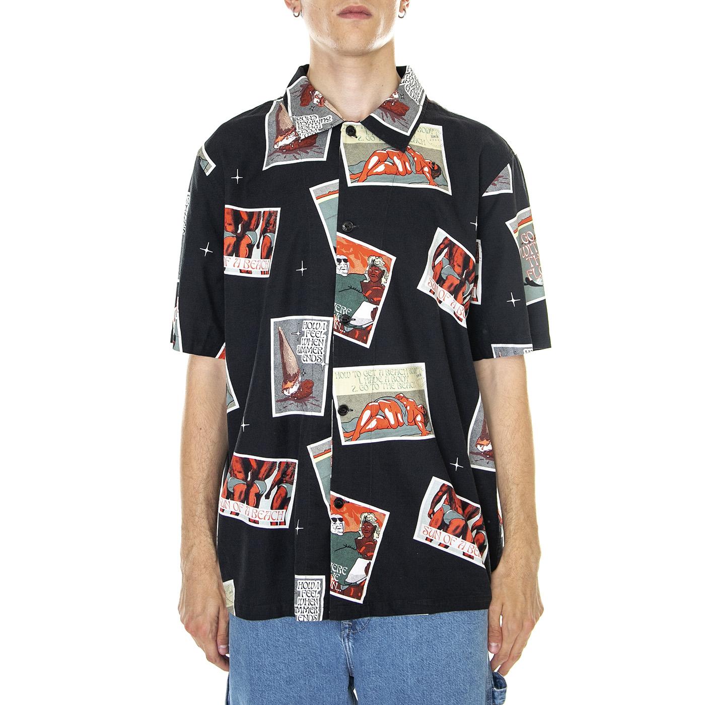 M' Holidays Shirt SS Multicolored - Camicia Maniche Corte Uomo Multicolore I031853.08.67.  EDWIN 