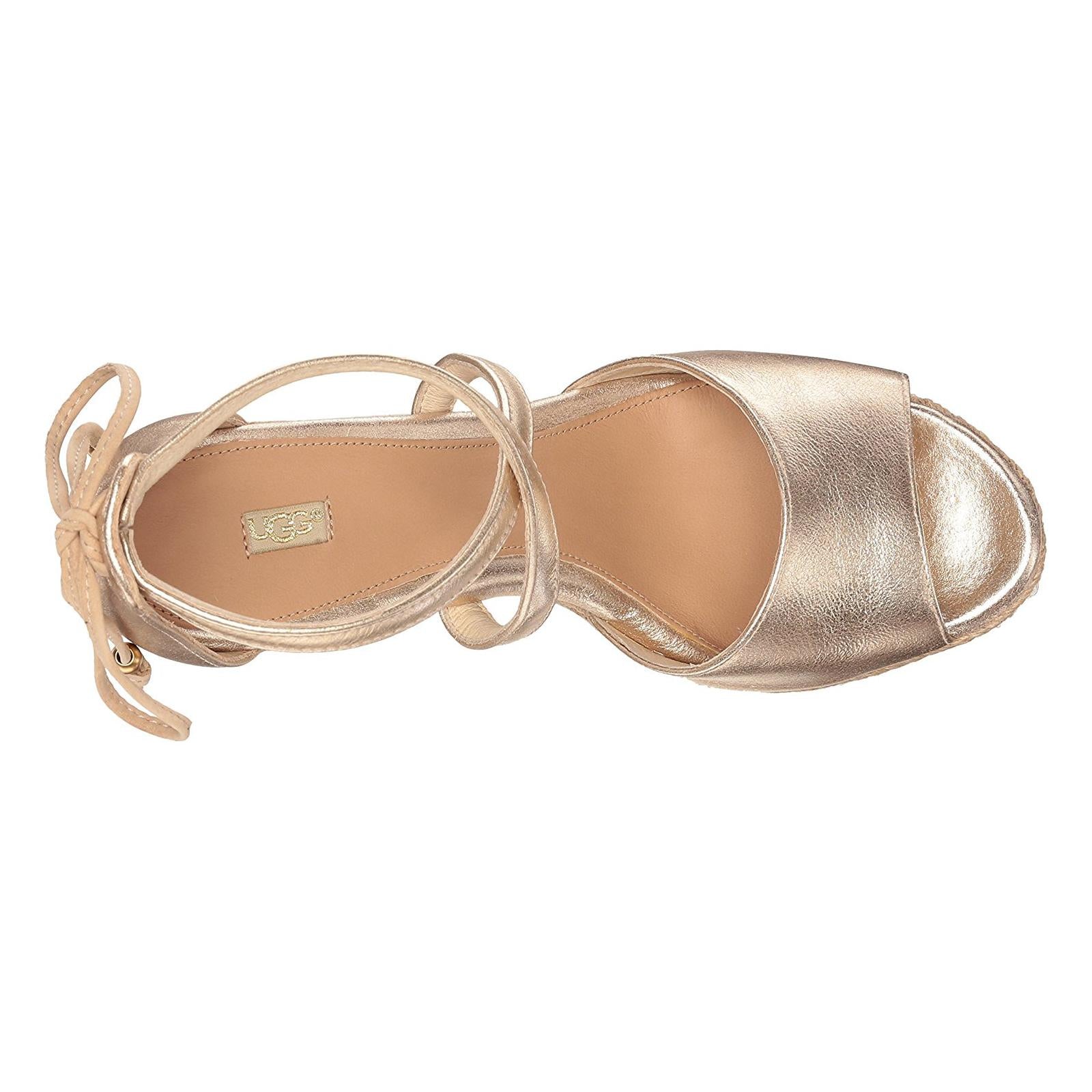 Womens Reagan Metallic Gold Sandals UGSREAGMGD1017799W  UGG 