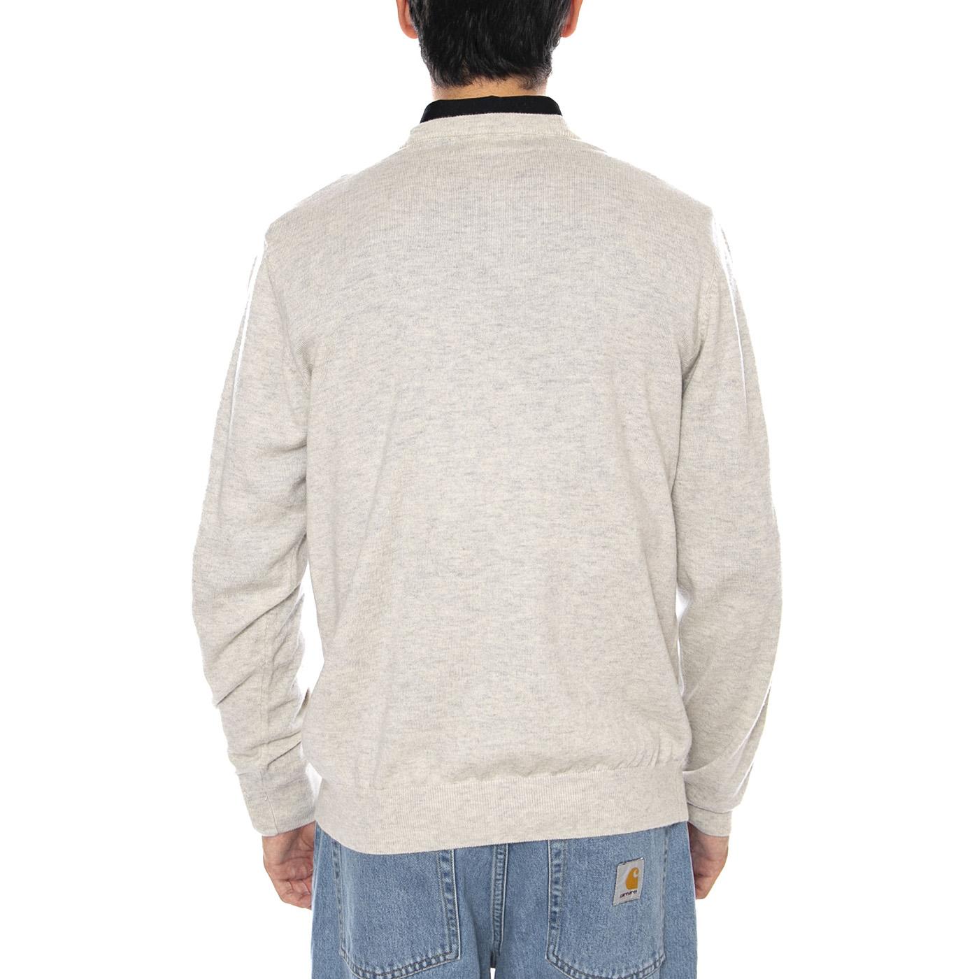 Madison Sweater Fleur De Sel / Black - Maglione Girocollo Uomo Crema I030841.2NQXX  CARHARTT WIP 