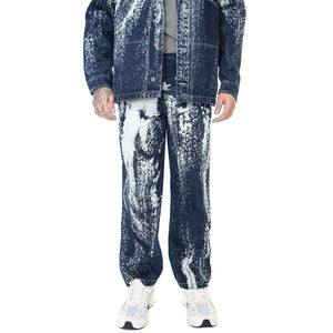 BD x DICKIES Gardening Pant Bleached Denim - Pantaloni Denim Jeans Uomo Blu / Multicolore DK0A4YCSE971  DICKIES 