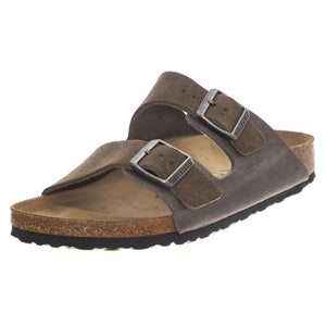 Arizona concrete gray, Suede Leather/Oiled - Sandali Uomo / Donna Grigi 1029167  BIRKENSTOCK 