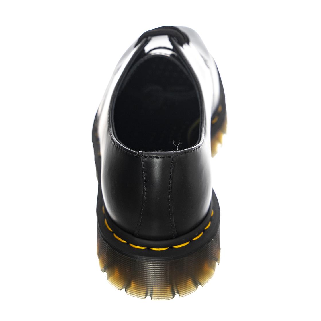 1461 Bex Squared Black Polished Smooth - Scarpe Stringate Profilo Basso Donna Nere 27875001  DR.MARTENS 