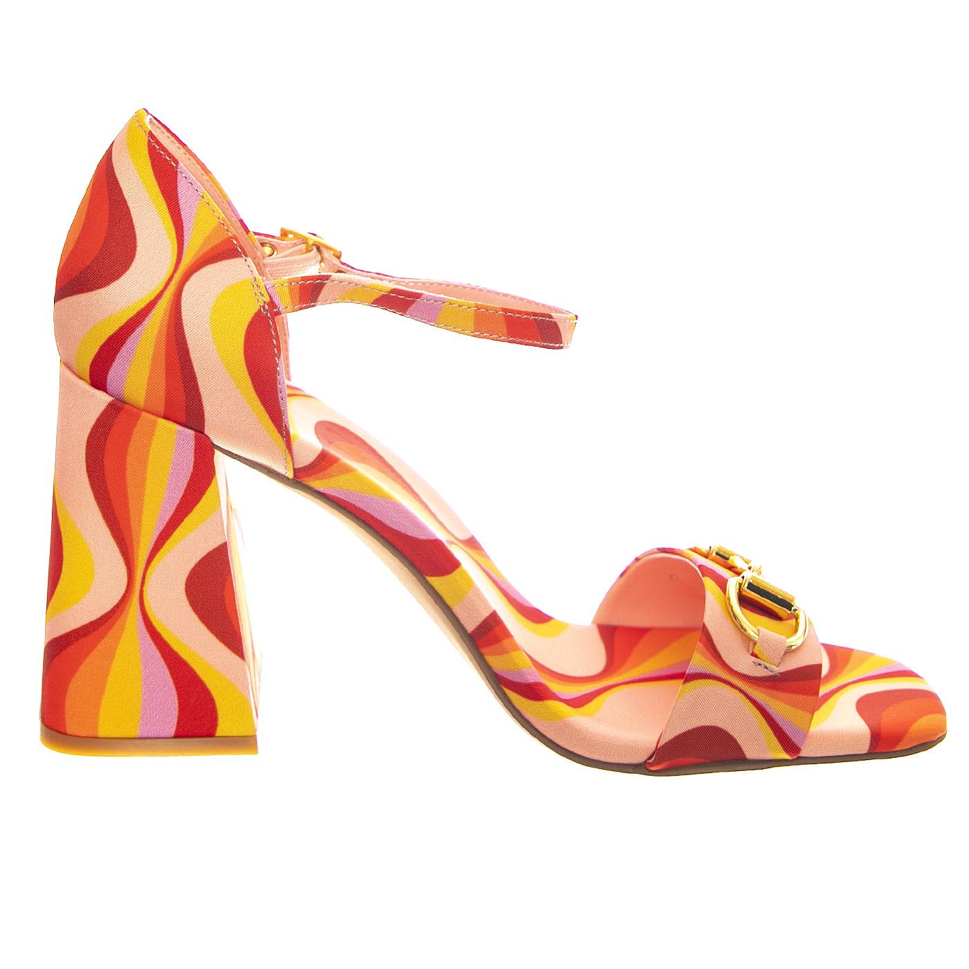 Pop-Star-B Pink Multi Print - Sandali Donna Multicolore JCSJCD-176-2-04-PNK  JEFFREY CAMPBELL 