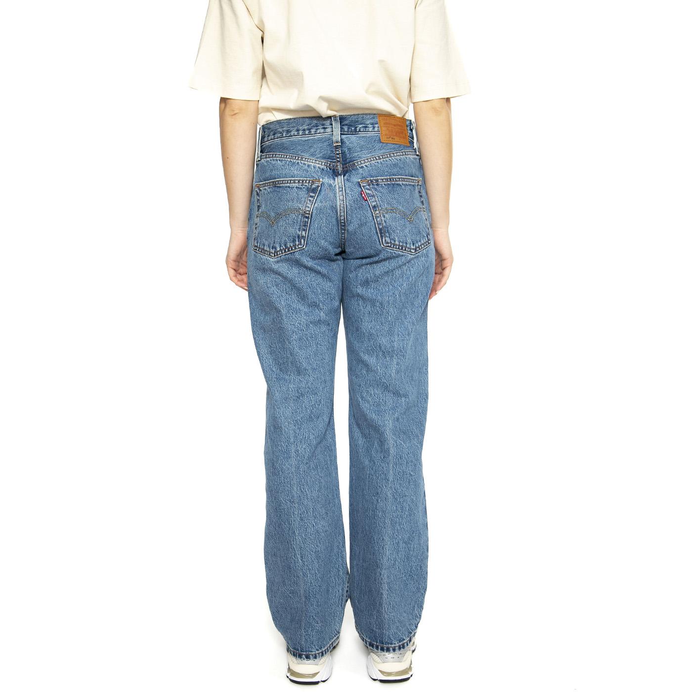 90's 501 Drew Me Light Indigo Worn In - Pantaloni Denim Jeans Donna Blu A1959-0005  LEVIS 