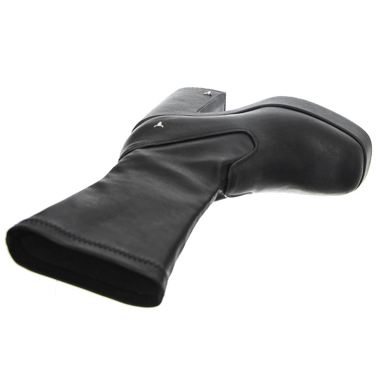 Hidden Black Stretch Pu - Stivali Donna Neri WSSHIDDEN-BLK  WINDSOR SMITH 