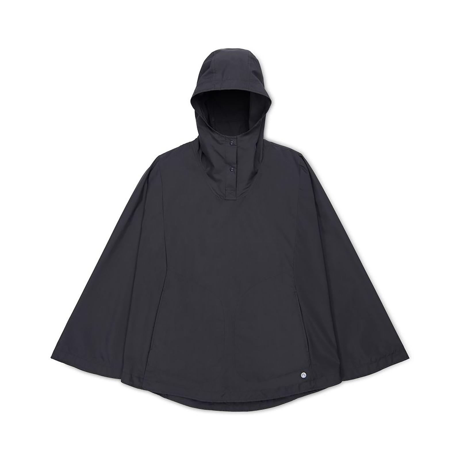 Voyage Poncho - Black - Mantella Donna Nera 15005-00001 . HERSCHEL 