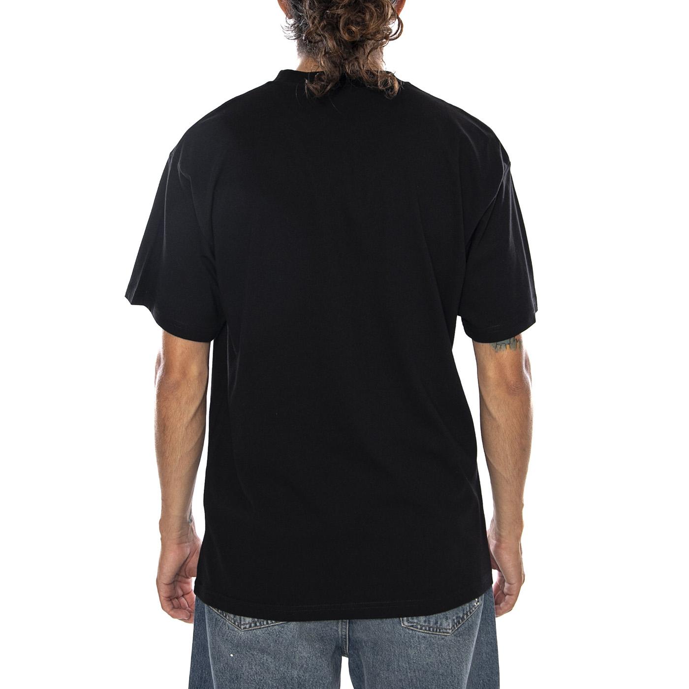 S/S ROAD SIDE SNACK T-SHIRT BLACK - Maglietta Girocollo Uomo Nera I036880 89XX CARHARTT WIP 