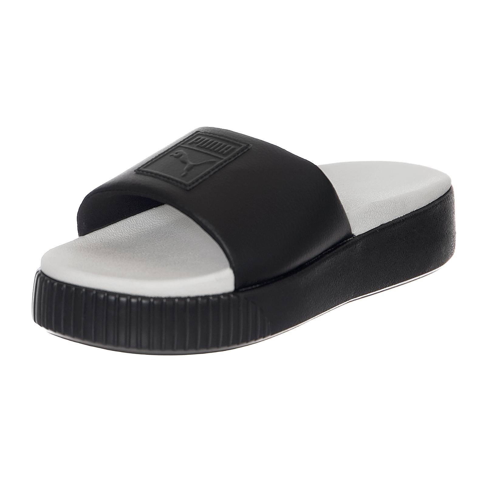 Platform Slide Wns Puma Black-Whisper White 36612104  PUMA 