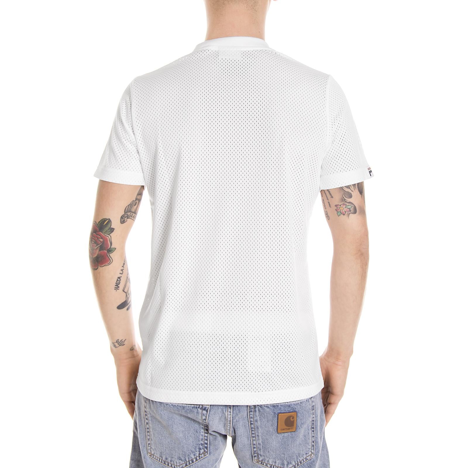 LIONA MESH TEE WHITE 76691_4  FILA 