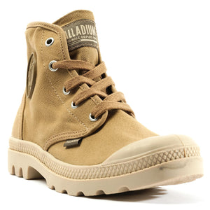 Pampa Hi Olive / Warmsand - Scarpe Stringate Profilo Alto Donna Marroni PAS92352-303-M  PALLADIUM 