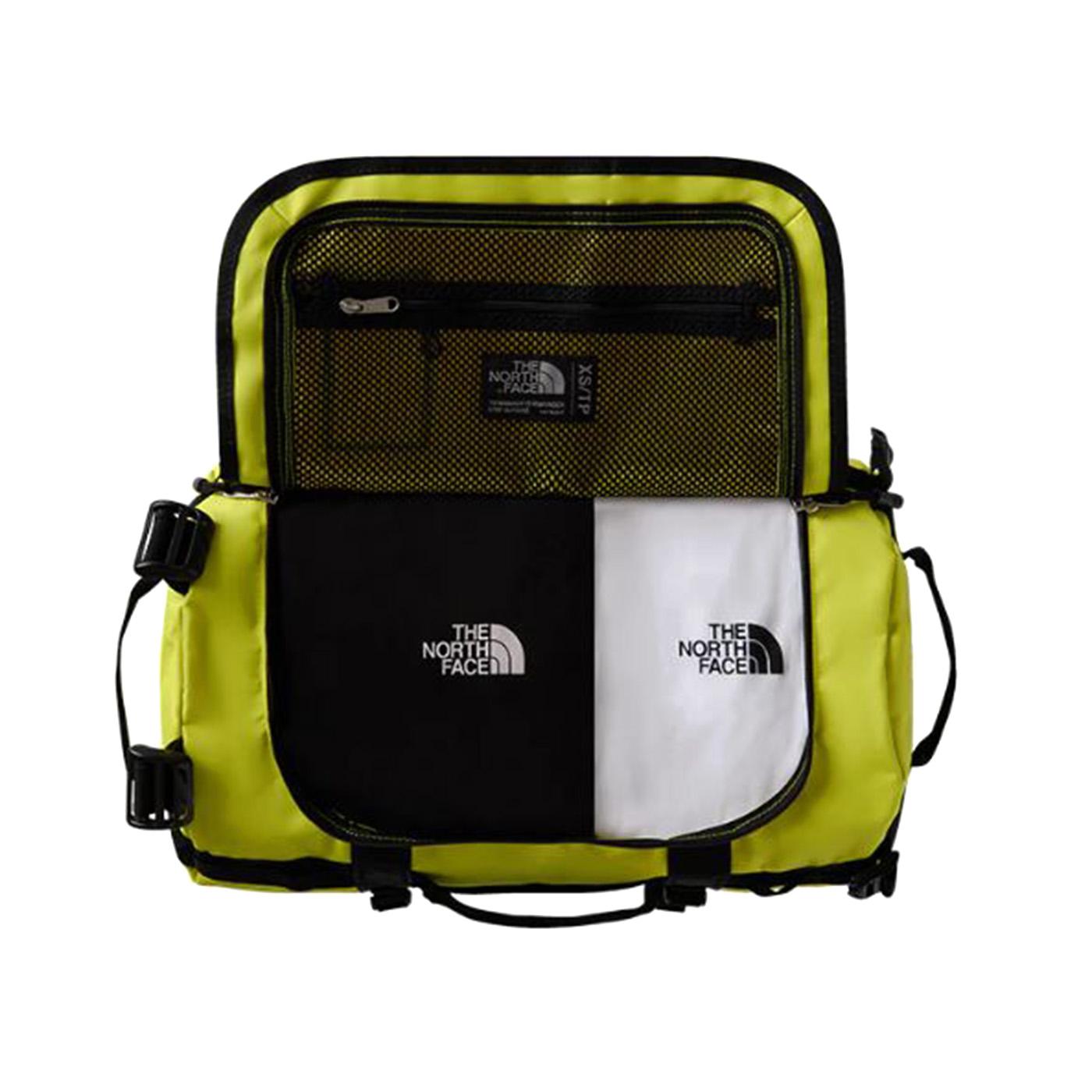 Base Camp Duffel - XS - Sulphur Spring Green / TNF Black - Borsone da Viaggio Giallo NF0A52SS C6T1 THE NORTH FACE 