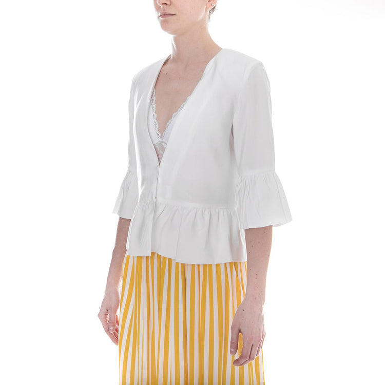 Leisa - Giacca Estiva Donna Bianca 120291_4  MINIMUM 