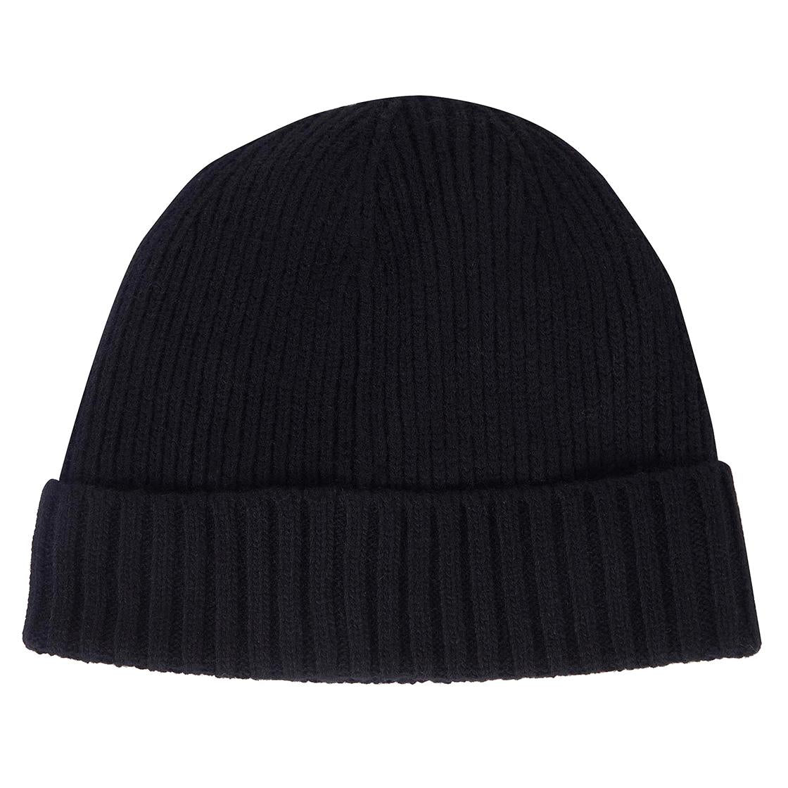 Carlton Beanie Black - Cappellino a Cuffia Nero FW22-MHA0449-BK11 . BARBOUR 