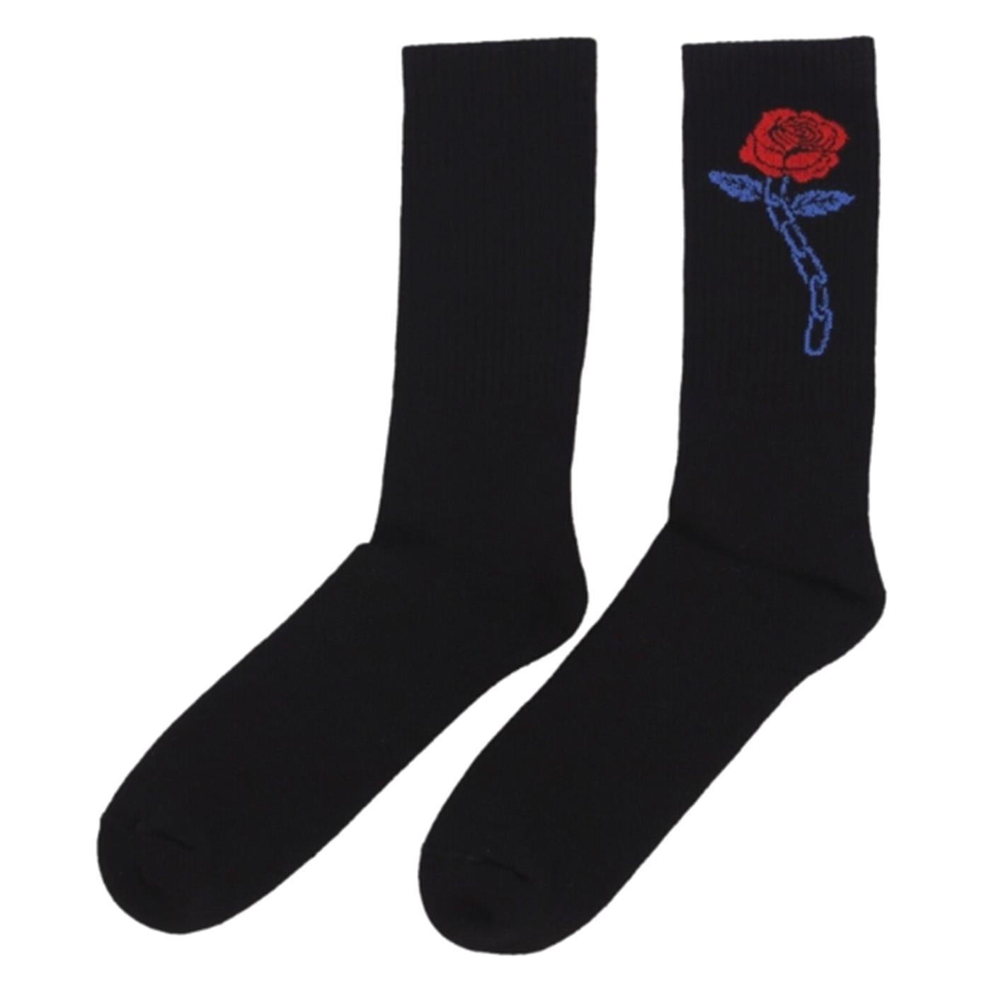 Ewtua Socks Black - Calzini Neri SCK0031BLK  DOOMSDAY 