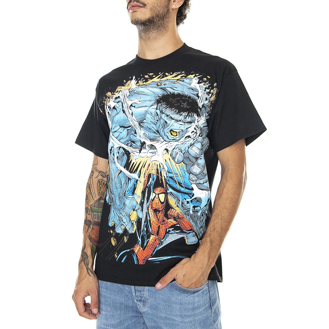 Battle S/S Tee Black - Maglietta Girocollo Uomo Nera TS01976-BLACK  HUF 