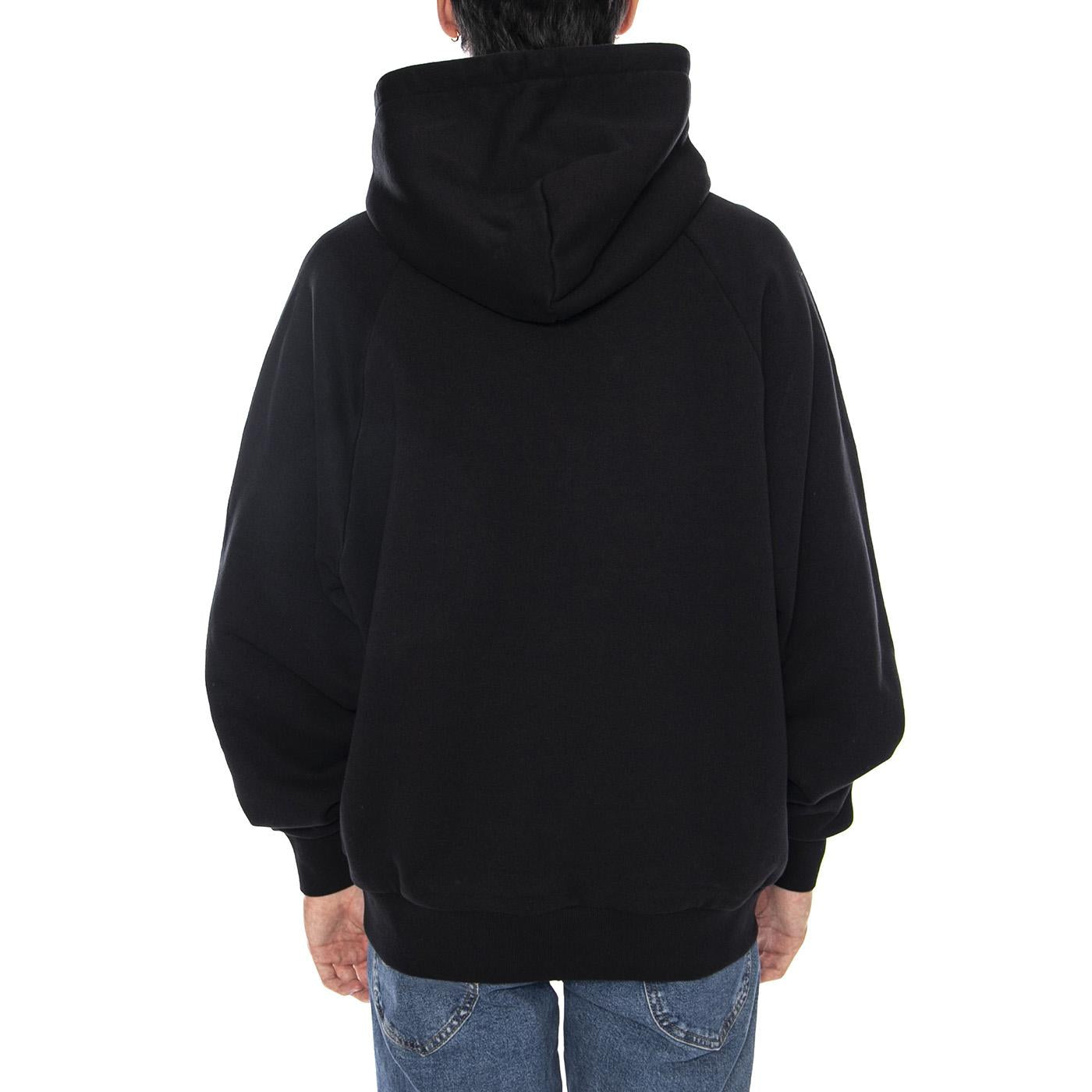 Hooded Ray Sweat Black - Felpa con Cappuccio Uomo Nera I035640.89XX  CARHARTT WIP 