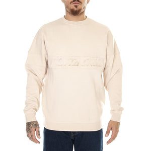 M' Tonal Strip Panel Crew Oat - Felpa Girocollo Uomo Beige Tonal Strip Panel Crew Oat  SANTA CRUZ 