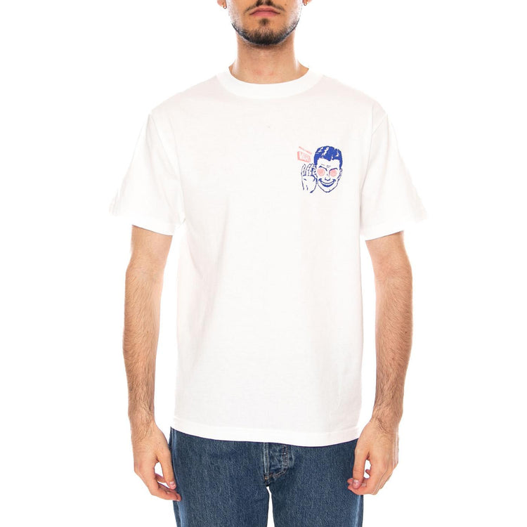 NEED VANS SS TEE WHITE - Maglietta Girocollo Uomo Bianca VN000TQD WHT1 VANS 