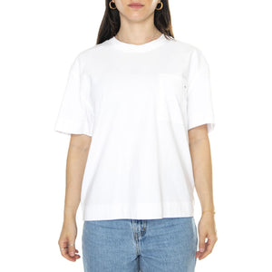 Pocket Tee Bright White - Maglietta Girocollo Donna Bianca 112350173  LEE 