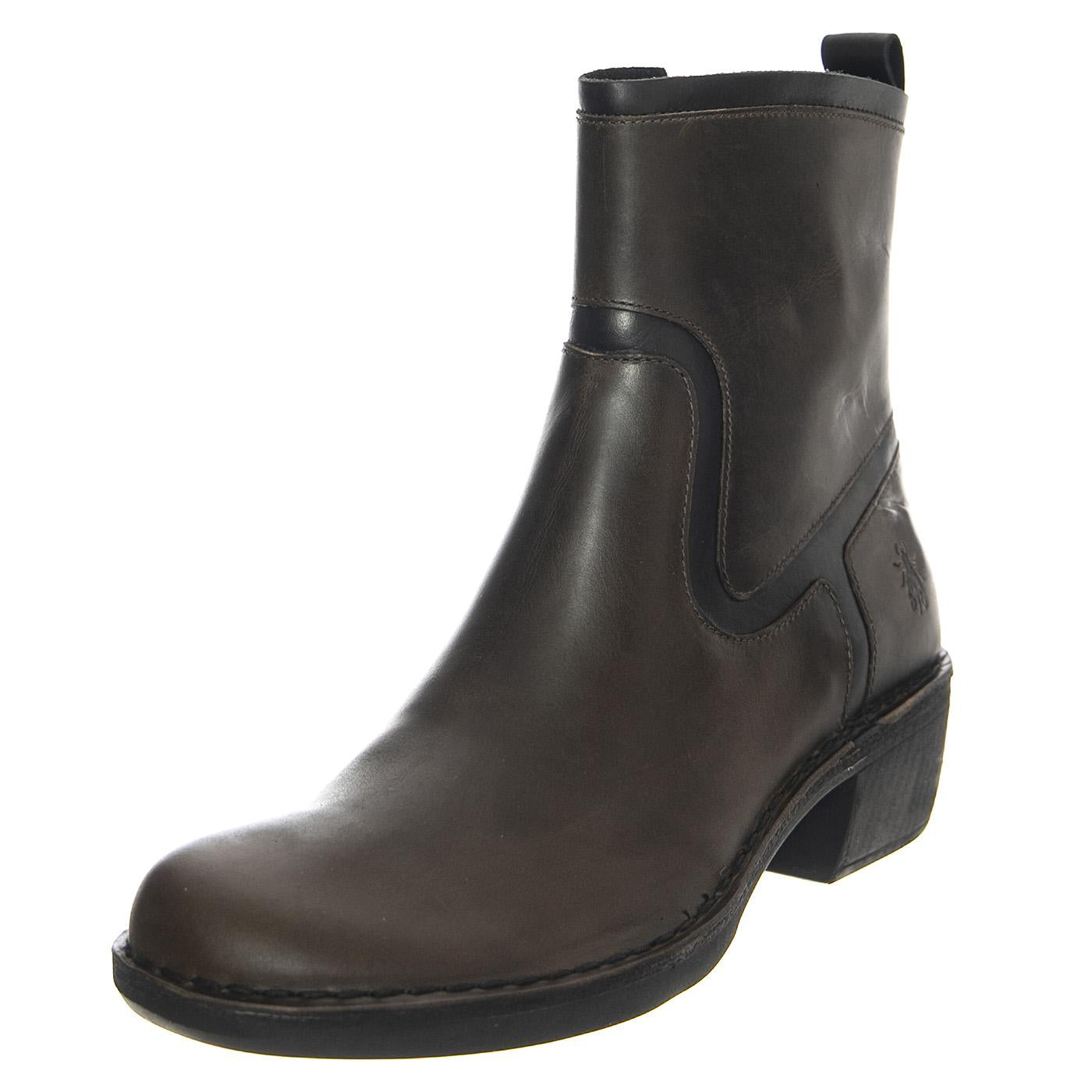 W' Miziq02fly Rug Diesel / Black Boots - Stivali Donna Neri P211102002  FLY LONDON 
