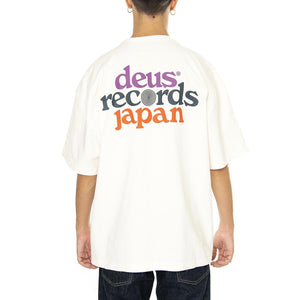 Strata Tee Vintage White - Maglietta Girocollo Uomo Beige DMF241762  DEUS EX MACHINA 