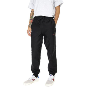 American Script Jogging Pant Black - Pantaloni Casual in Felpa Uomo Neri I027042-89XX  CARHARTT WIP 