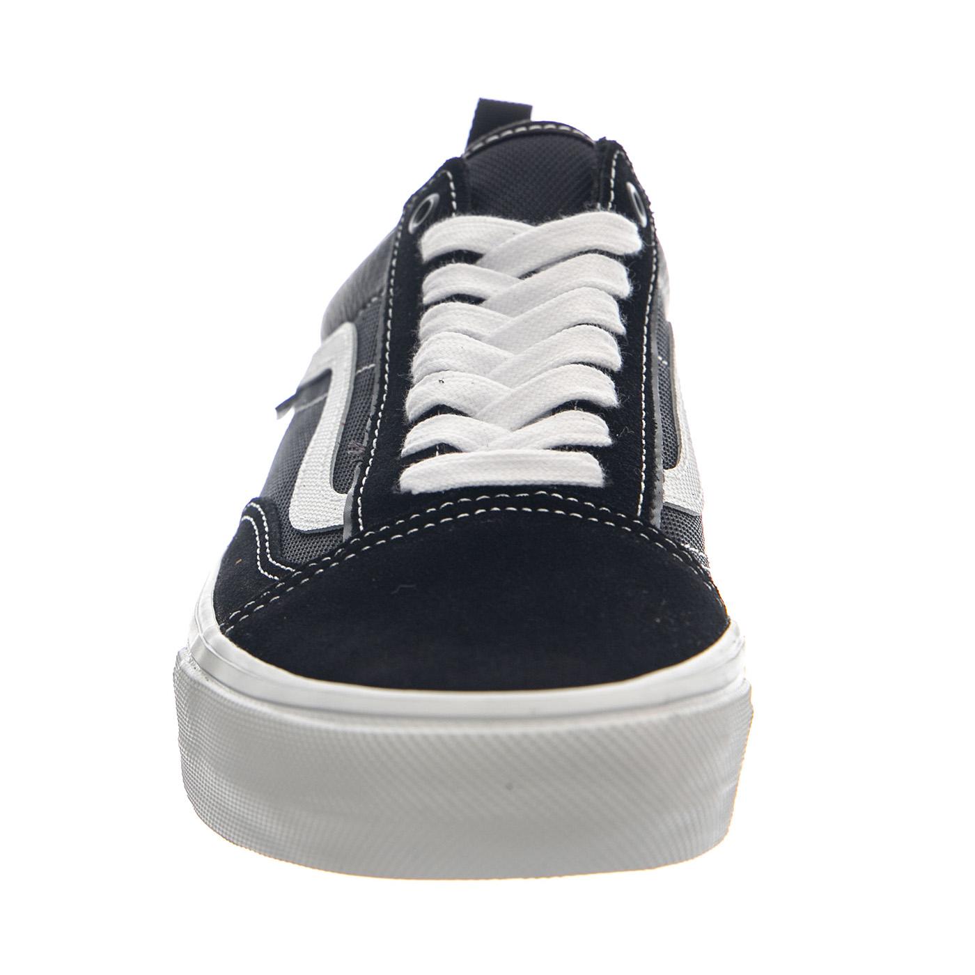 Skate Old Skool Wafflecup Black / White - Scarpe Stringate Uomo Nere VN000EB7 BA21 VANS 