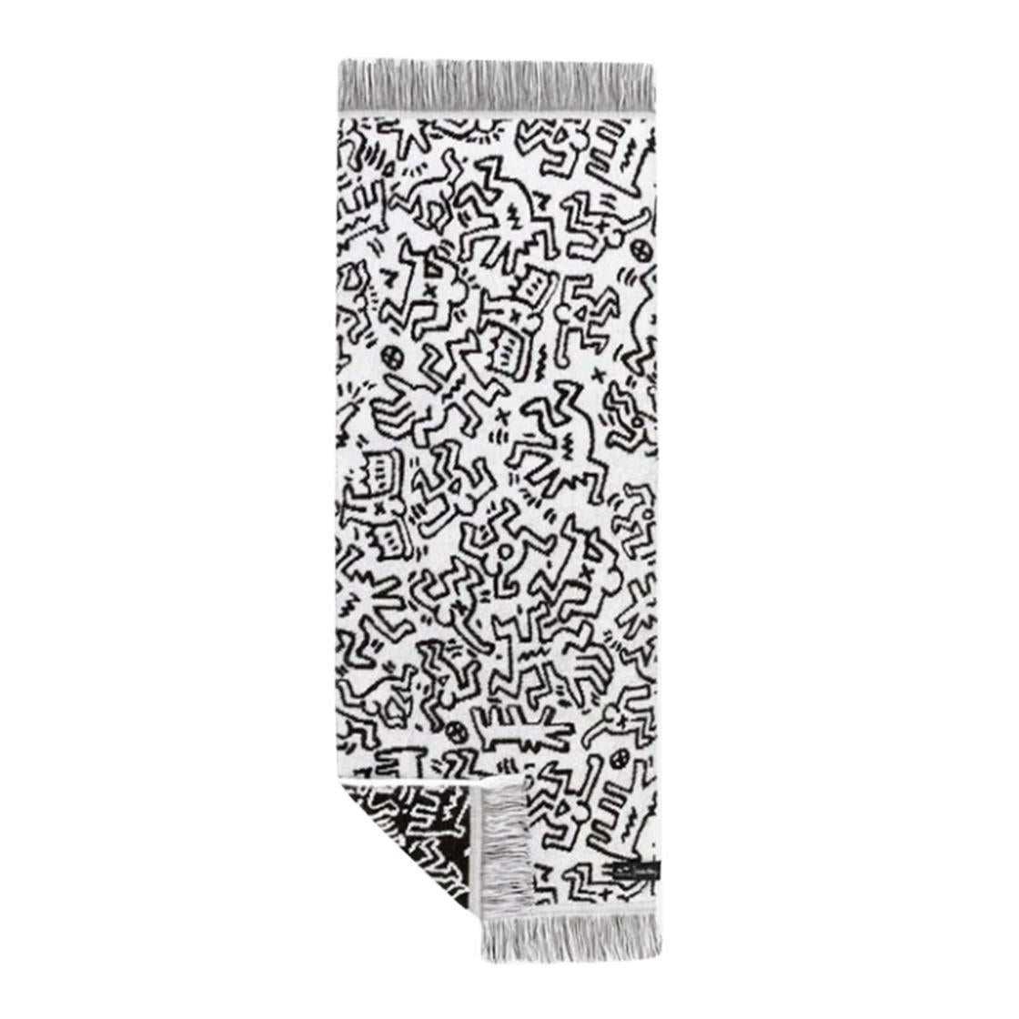 Slow Tide x Keith Haring - Breakers Hand Towel White - Telo Bianco / Nero / Multi ST848-WHITE  SLOWTIDE 