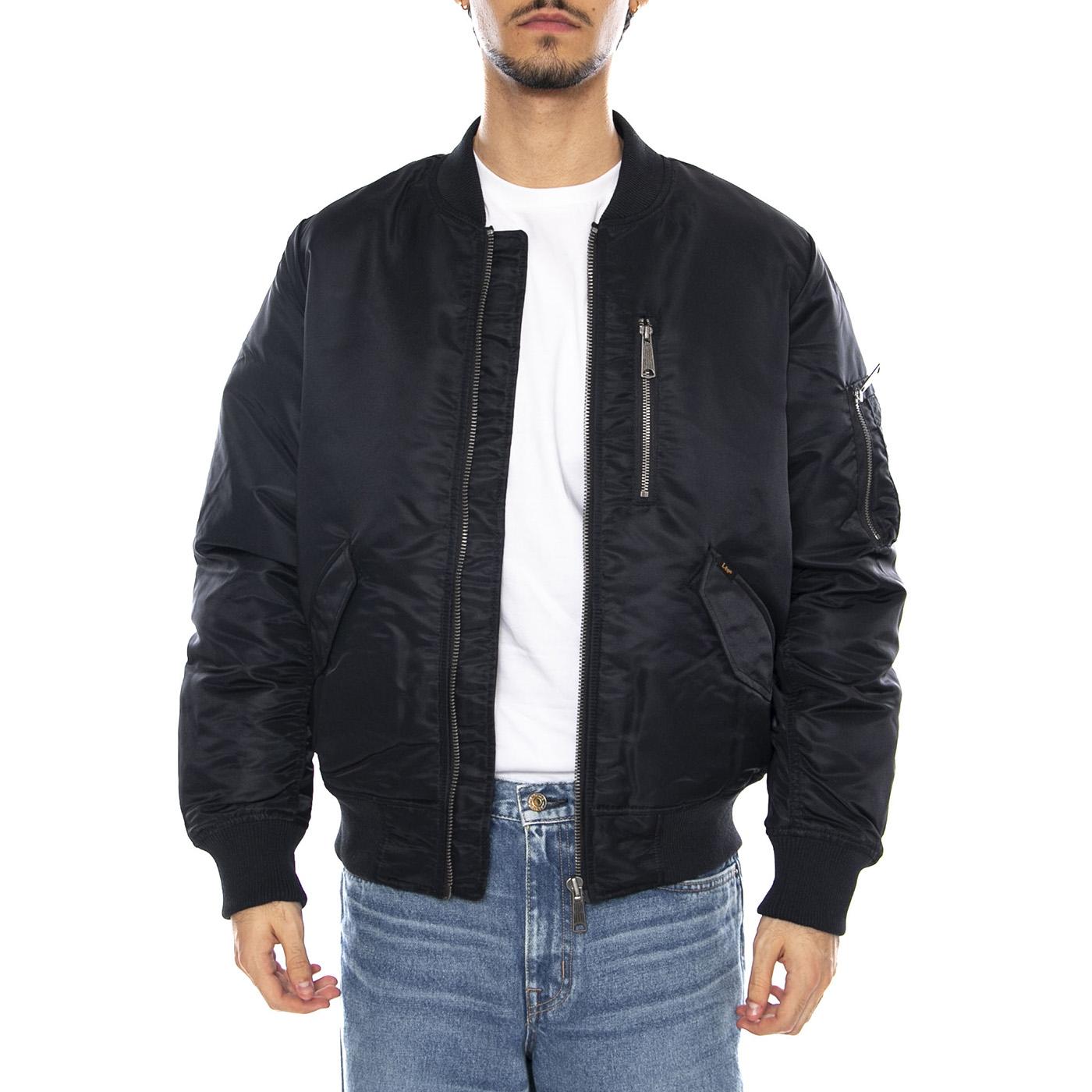 Bomber Jacket Black - Giacca Bomber Uomo Nera 112371314  LEE 