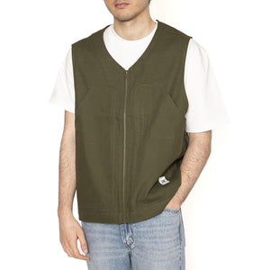 Heritage Chor Vest Green - Giacca Smanicata Uomo Verde 6040079-12365  CAT 