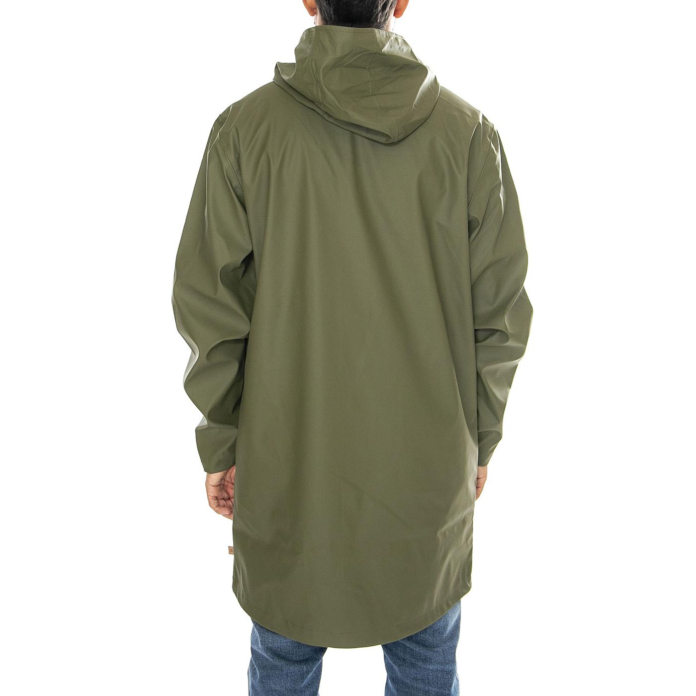 Onsluca Rain Wrought Olive Night - Giacca con Cappuccio Uomo Verde 22029146-OL  ONLY & SONS 