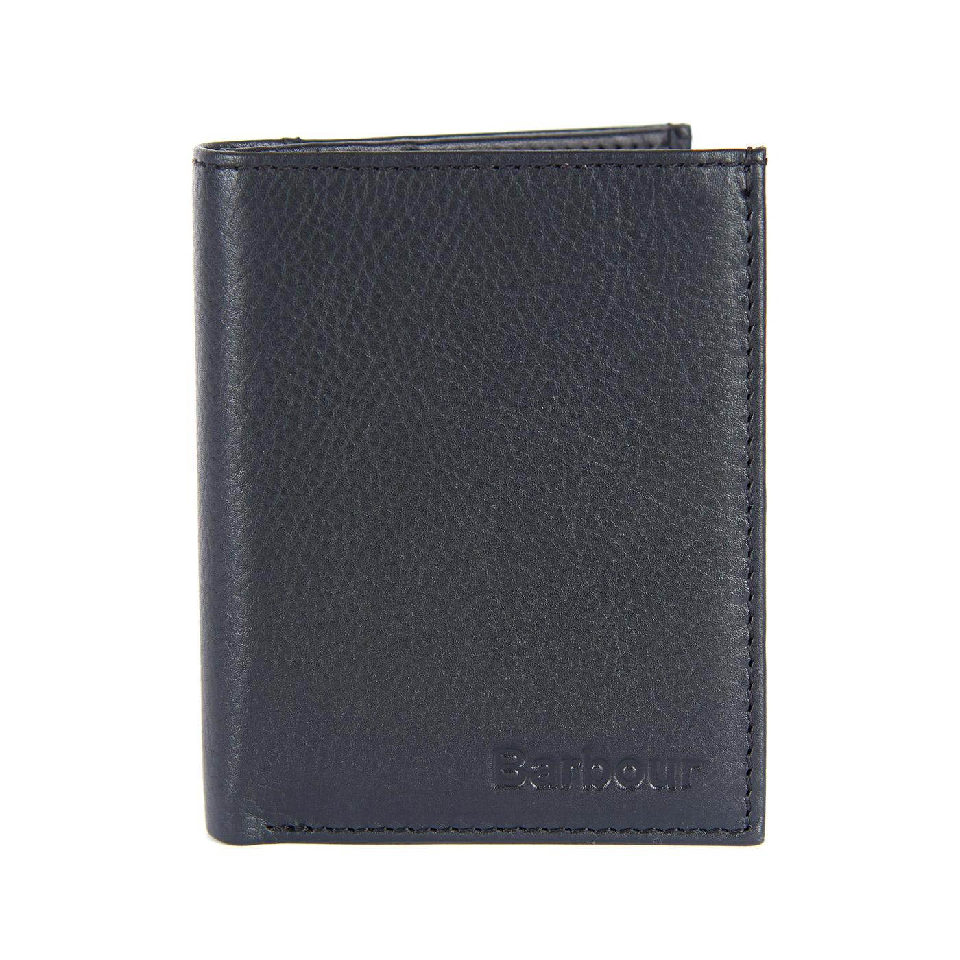 Colwell Small Billford Wallet Carbon - Portafogli Nero MLG0012-GY91  BARBOUR 