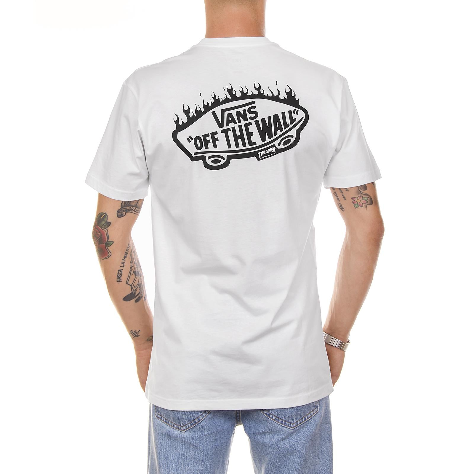 MN THRASHER SS TEE White VA36M3WHT  VANS 