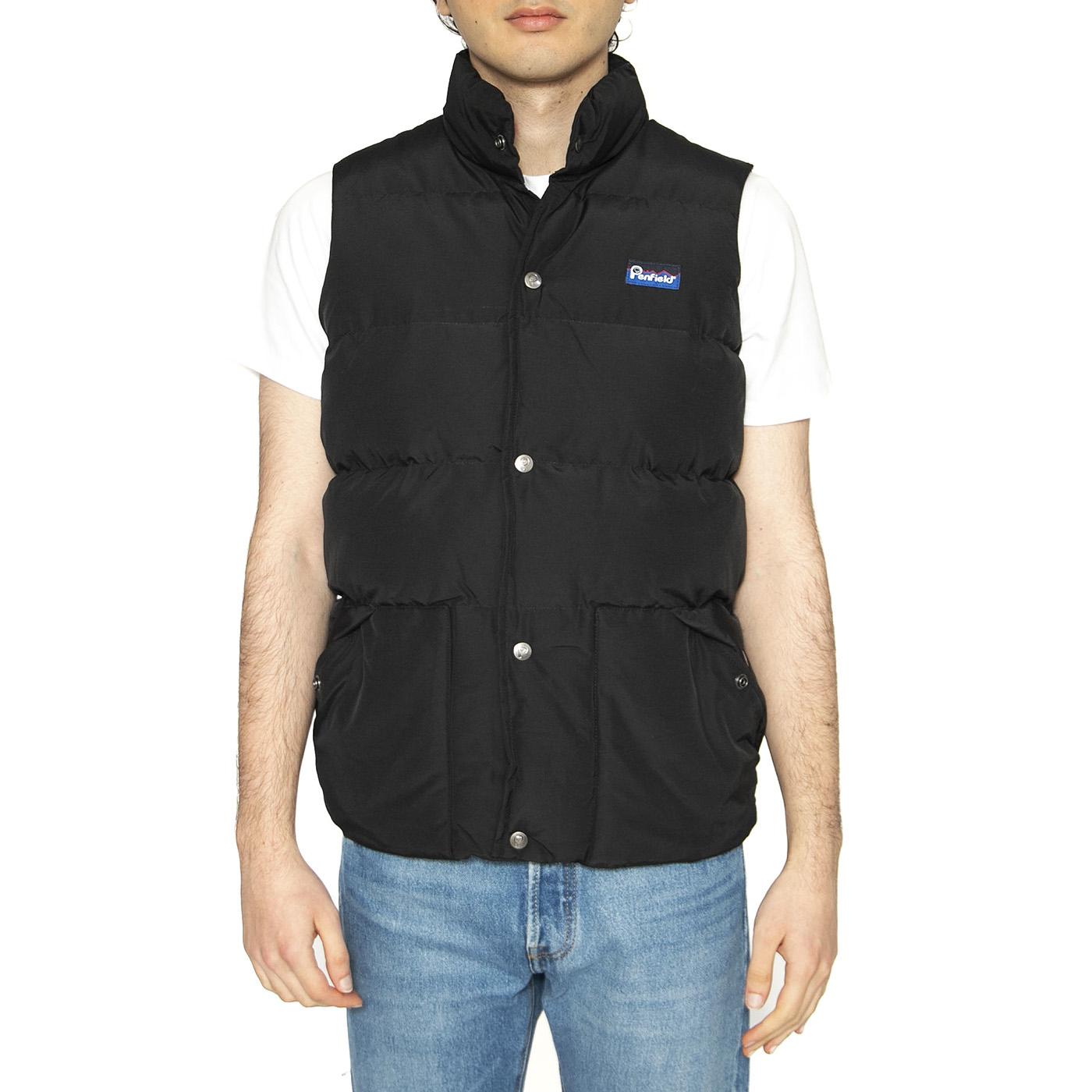 Outback Vest Black - Giacca Smanicata Uomo Nera PFD0582-023  PENFIELD 