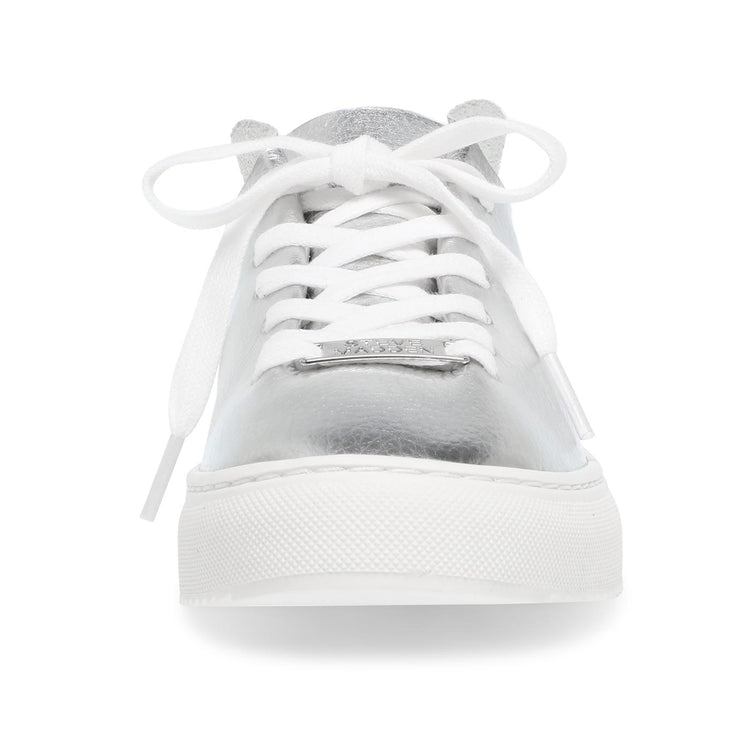 Dorey-Sm Silver - Scarpe Stringate Profilo Basso Donna Argento SMPDOREY-SM-SIL  STEVE MADDEN 