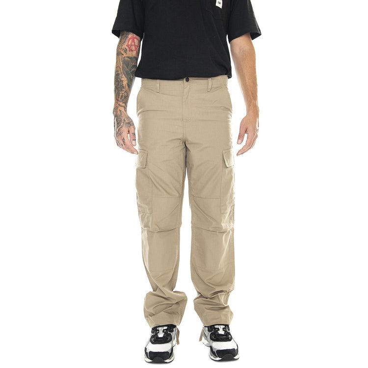 Regular Cargo Pant Leather / Rinsed - Pantaloni Uomo Beige I032467.8Y02  CARHARTT WIP 