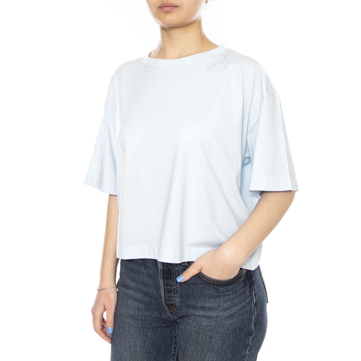 LEE BOXY TEE BEAU BLUE - Maglietta Girocollo Donna Blu 112377769 BL LEE 