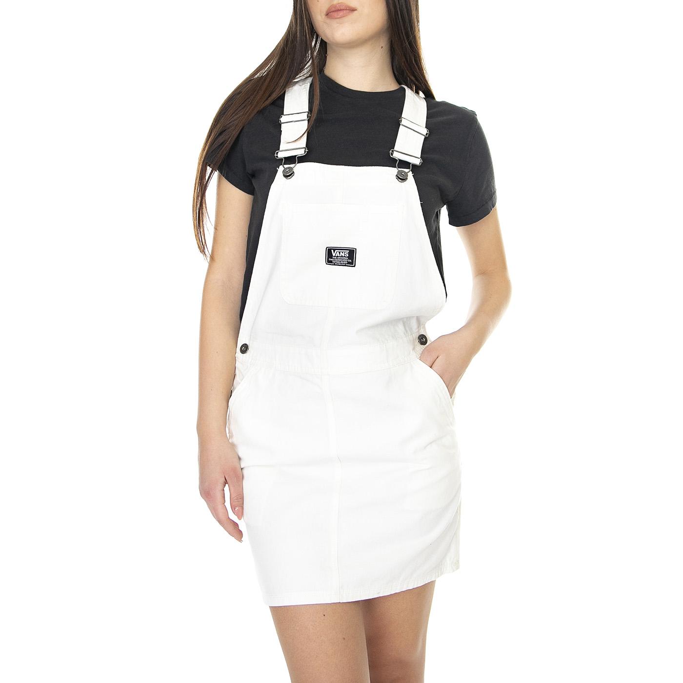 Ground Work Skirtall Marshmallow - Salopette Gonna Donna Bianca VN00046HFS81  VANS 