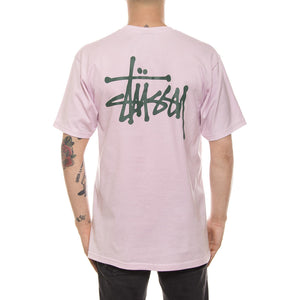 BASIC STUSSY TEE LIGHT LAVENDER 1904003-LIGHT LAVENDER  STUSSY 