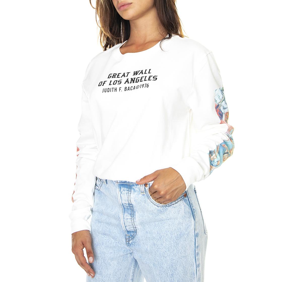 Vans X Moca Judy Baca Bf - Maglietta Girocollo Maniche Lunghe Donna Bianca VN0A5LNRYQ81  VANS 