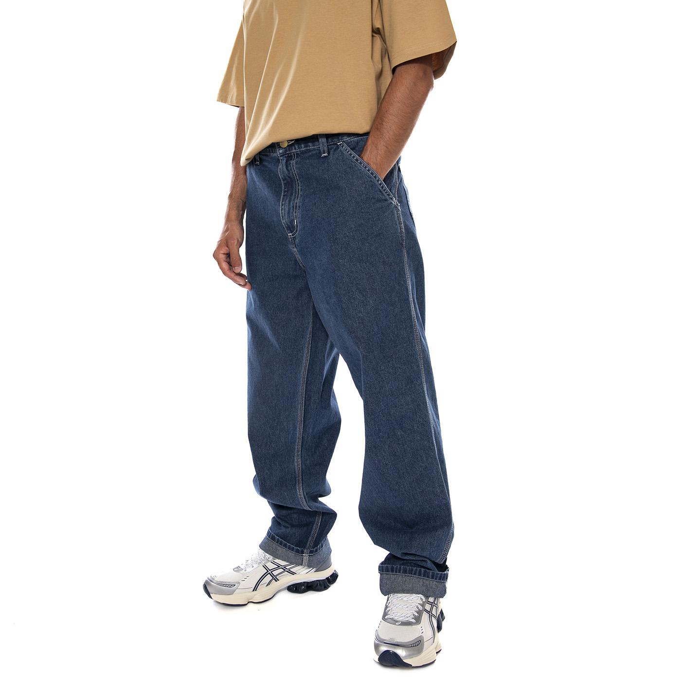 SIMPLE PANT BLUE - Pantaloni Denim Jeans Uomo Blu I022947 0106 CARHARTT WIP 