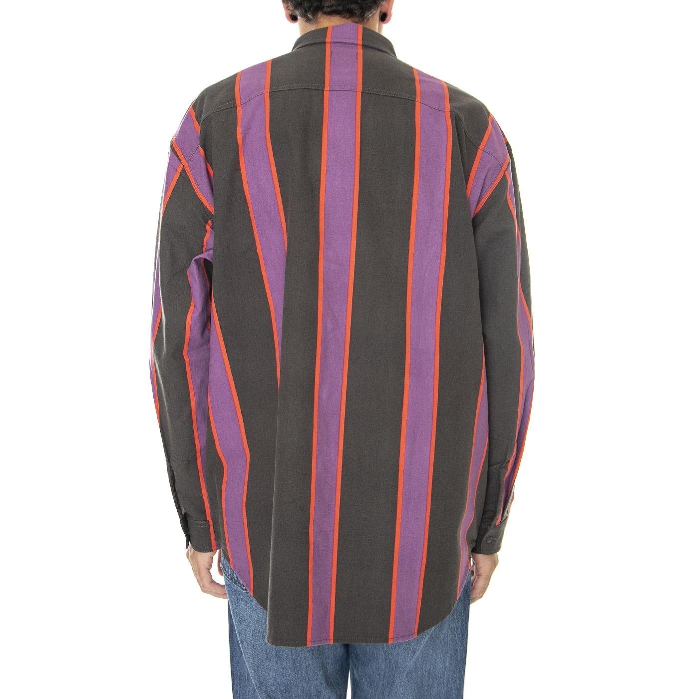 Skate L/S Woven Vertical Stripe Black Pu - Camicia Uomo Multicolore A0953-0005  LEVIS 