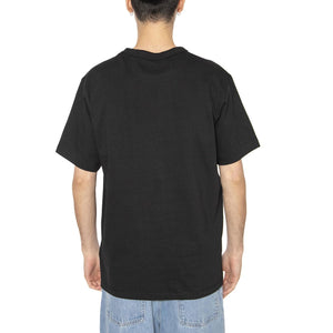 SS Solid Tee Black - Maglietta Girocollo Uomo Nera 112365120  WRANGLER 
