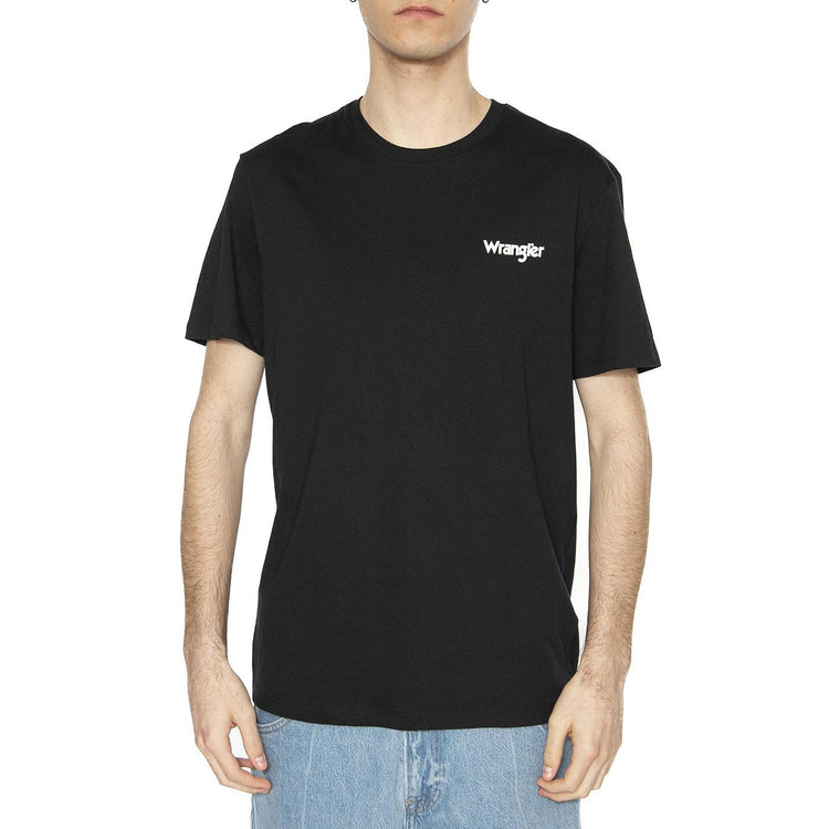 2-Pack Sign Off Tee True Navy / Black - Set Composto da Maglietta Girocollo Uomo Blu + Maglietta Girocollo Uomo Nera 112334265  WRANGLER 